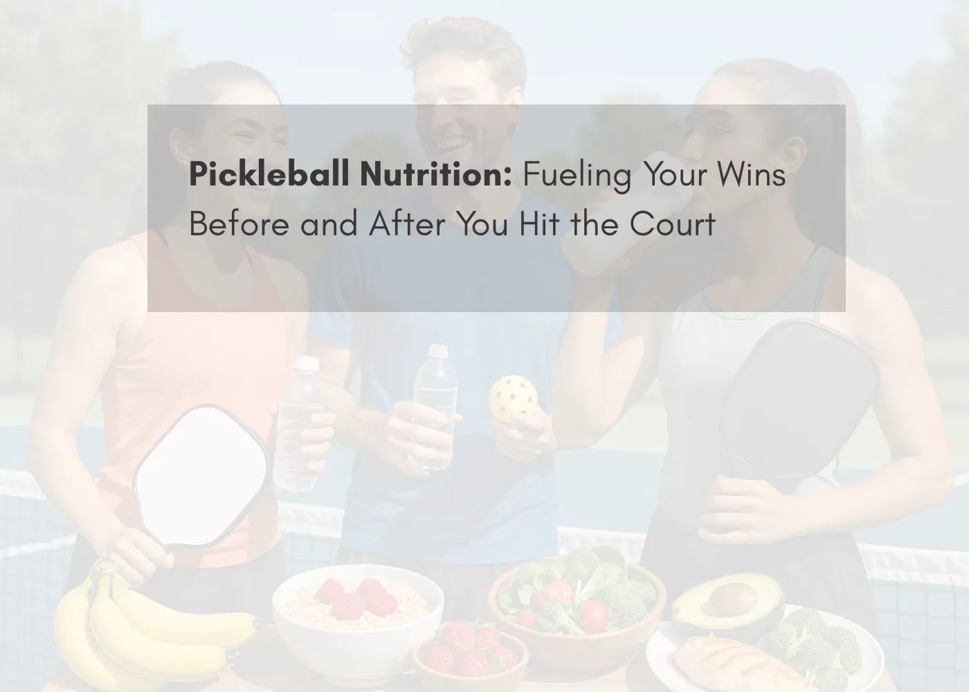 Core components of a pickleball court