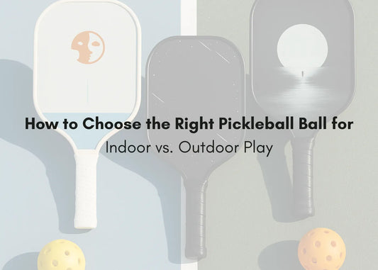 Comparison of indoor and outdoor pickleball balls on court surface